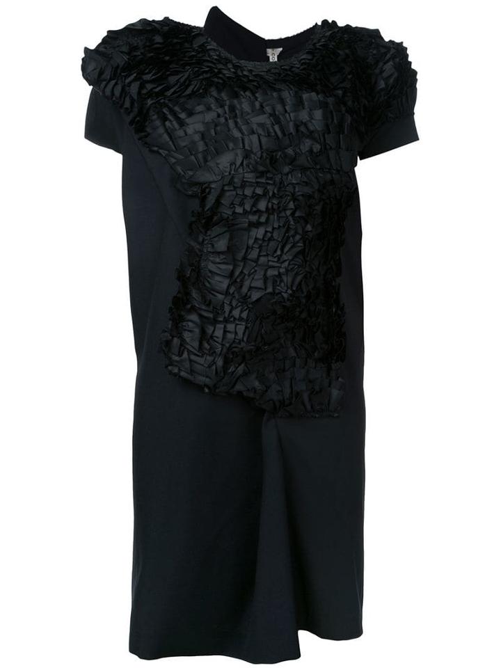Comme Des Garçons Pre-owned Abstract Ruffle Dress - Black