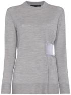 Proenza Schouler Cinched Waist Sweater - Grey