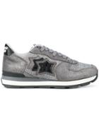 Atlantic Stars Shimmer Panelled Sneakers - Grey
