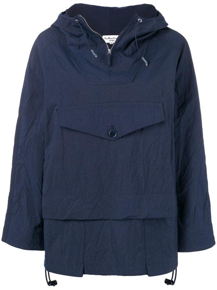 Ymc Vent Hoodie - Blue