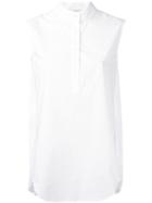 Io Ivana Omazic Sleeveless Button Down Shirt