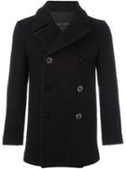 Marc Jacobs Classic Peacoat, Men's, Size: 46, Black, Viscose/virgin Wool