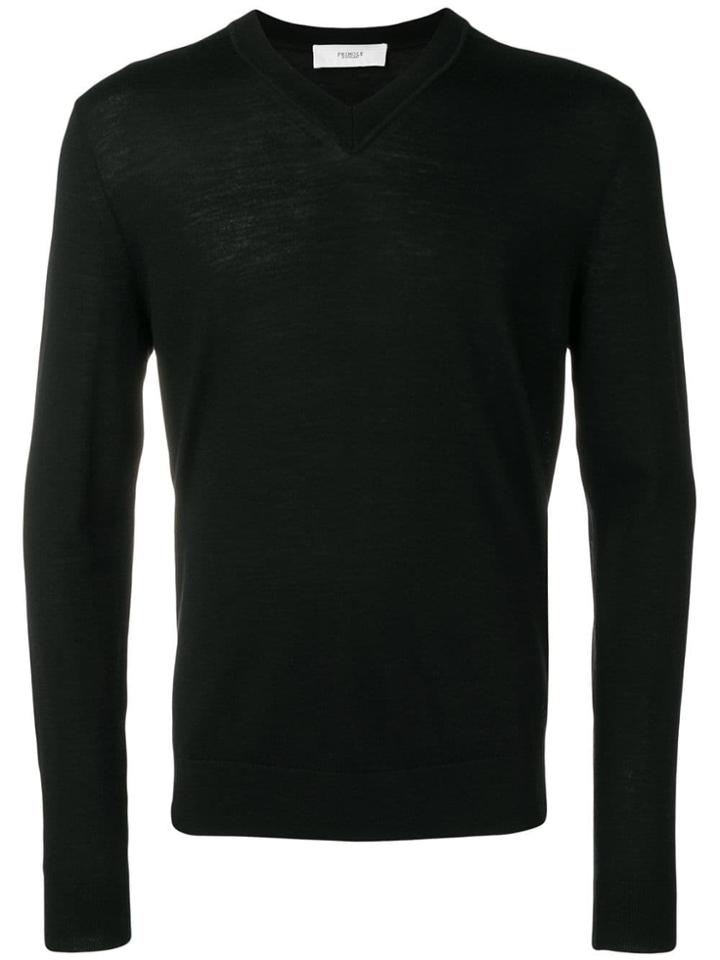 Pringle Of Scotland V-neck Merino Wool Jumper - Black