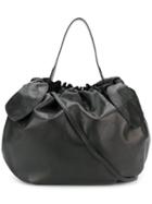 Simone Rocha Gathered Bow Tote Bag - Black