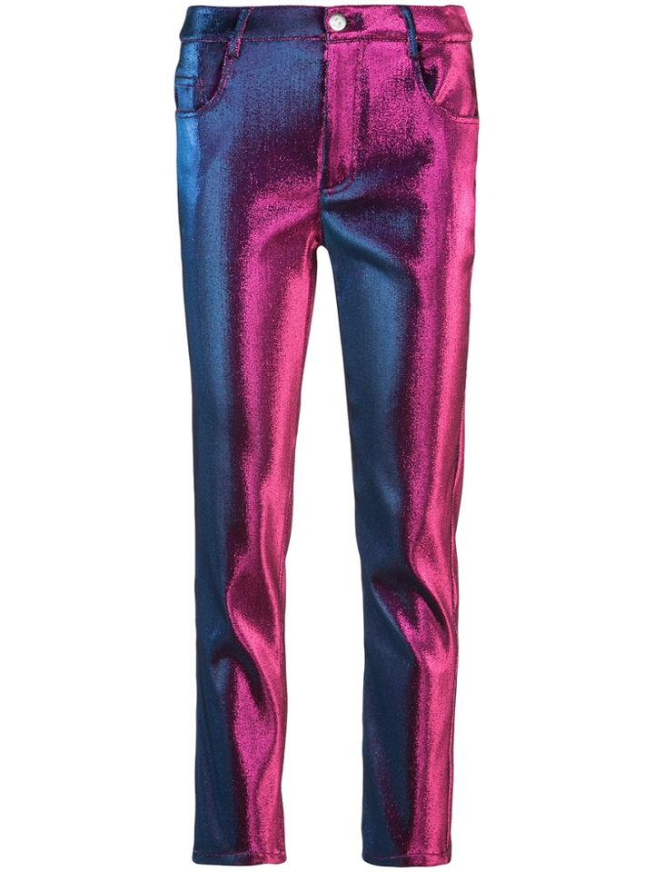 Area Slim Fit Trousers - Purple