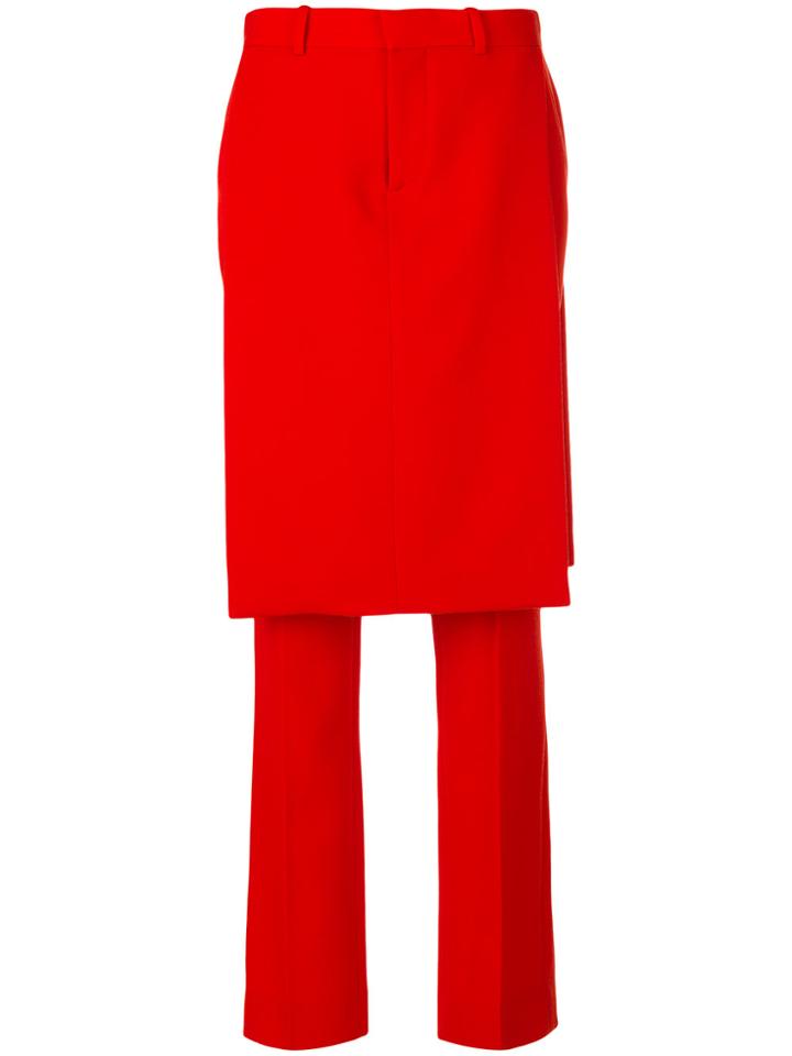 Givenchy Skirt Overlay Tailored Trousers