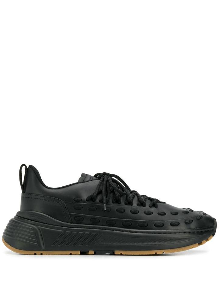 Bottega Veneta Speedster Lace-up Sneakers - Black