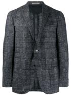 Corneliani Check Pattern Blazer - Blue