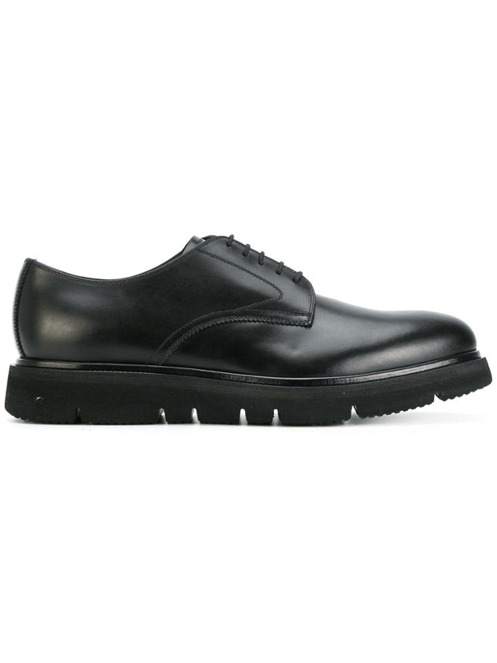 Henderson Baracco Classic Derby Shoes - Black