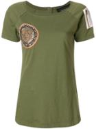 Mr & Mrs Italy Zip-detailed T-shirt - Green