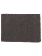 Label Under Construction Double Face Scarf, Men's, Grey, Angora/wool