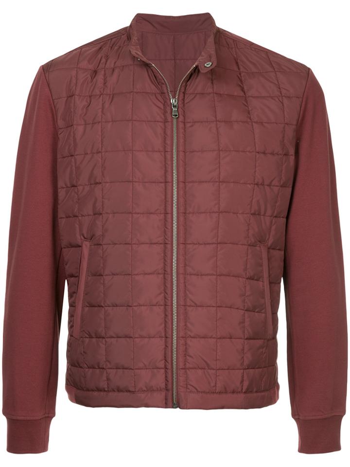 D'urban Zipped Padded Jacket - Red