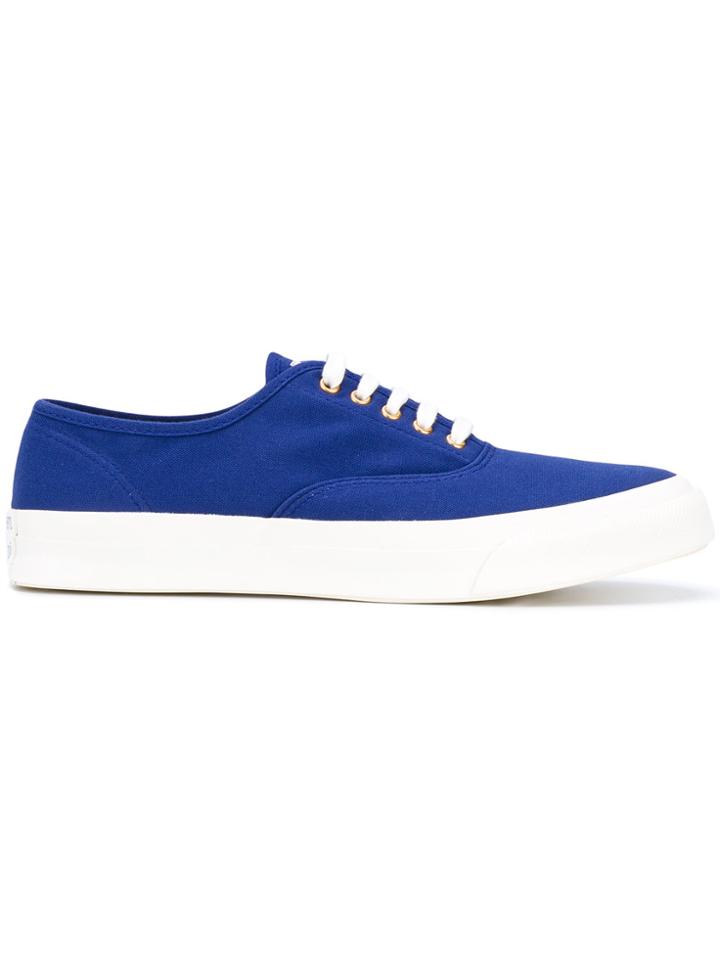Maison Kitsuné Lace-up Sneakers - Blue