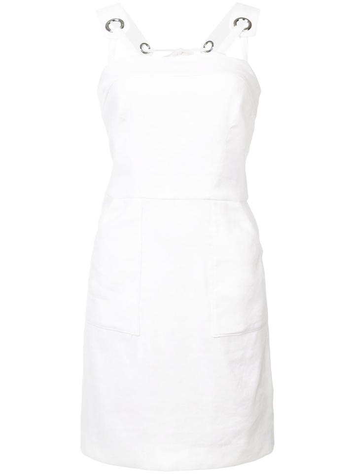 Milly Short Fitted Dress - White