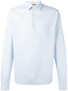 Barena Chest Pocket Shirt, Men's, Size: 50, Blue, Cotton