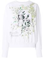 Alexander Mcqueen Floral Print Sweatshirt - White