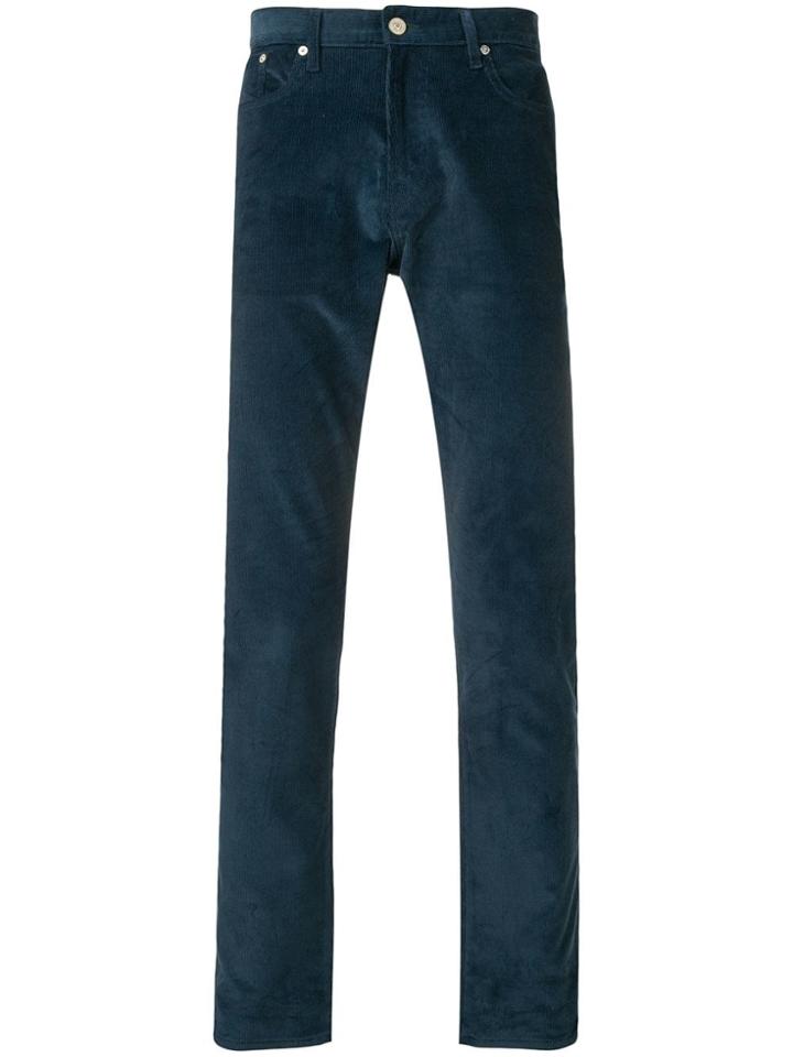 Ps By Paul Smith Corduroy Trousers - Blue