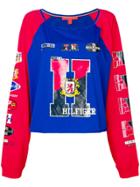 Hilfiger Collection Racer Style Sweatshirt - Blue