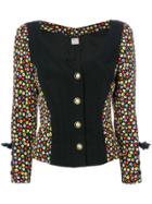 Versace Vintage Bows Inserts Fitted Jacket - Multicolour