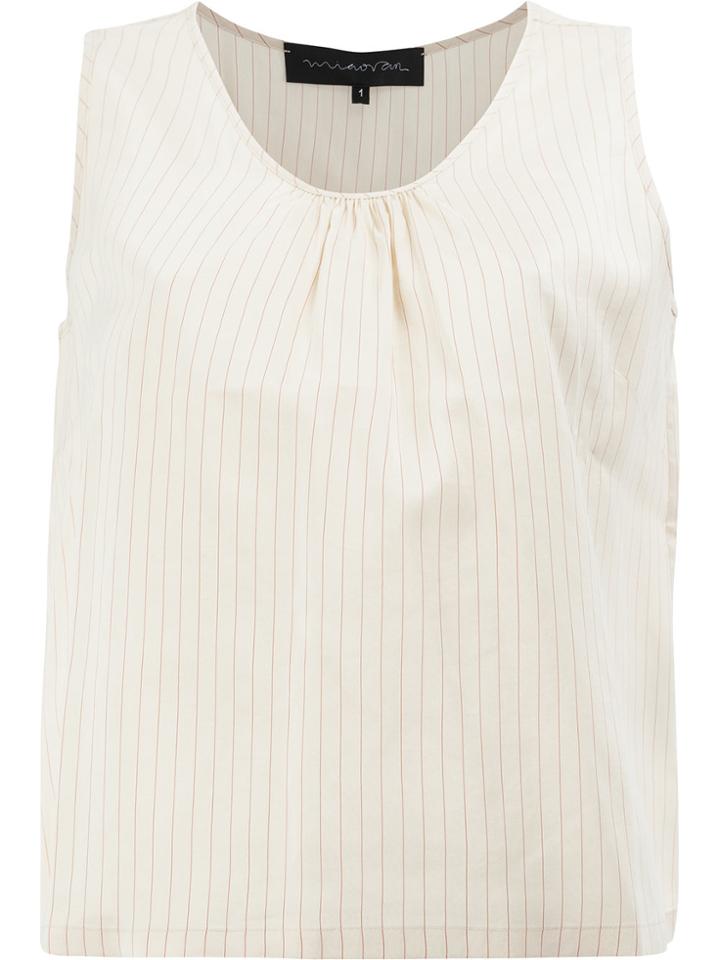Miaoran Striped Tank Top - Nude & Neutrals