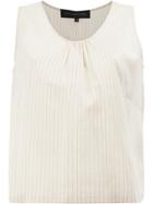 Miaoran Striped Tank Top - Nude & Neutrals