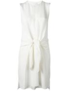 3.1 Phillip Lim Tie-front Dress, Women's, Size: 6, White, Silk