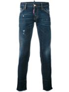 Dsquared2 - Distressed Skinny Jeans - Men - Cotton/spandex/elastane - 56, Blue, Cotton/spandex/elastane