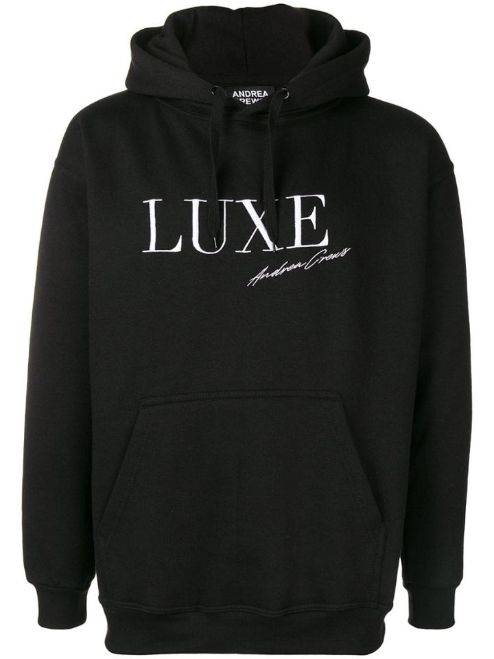 Andrea Crews Luxe Hoodie - Black