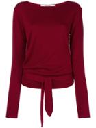 Chalayan Back Tie Jumper - Red