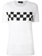 Dsquared2 - Checkered T-shirt - Women - Cotton - Xs, White, Cotton