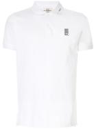 Kent & Curwen Embroidered Detail Polo Shirt - White