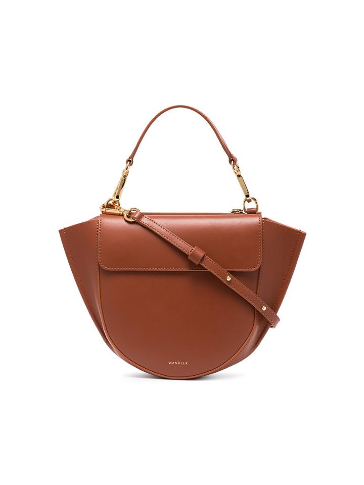 Wandler Mini Calf Leather Hortensia Shoulder Bag - Brown