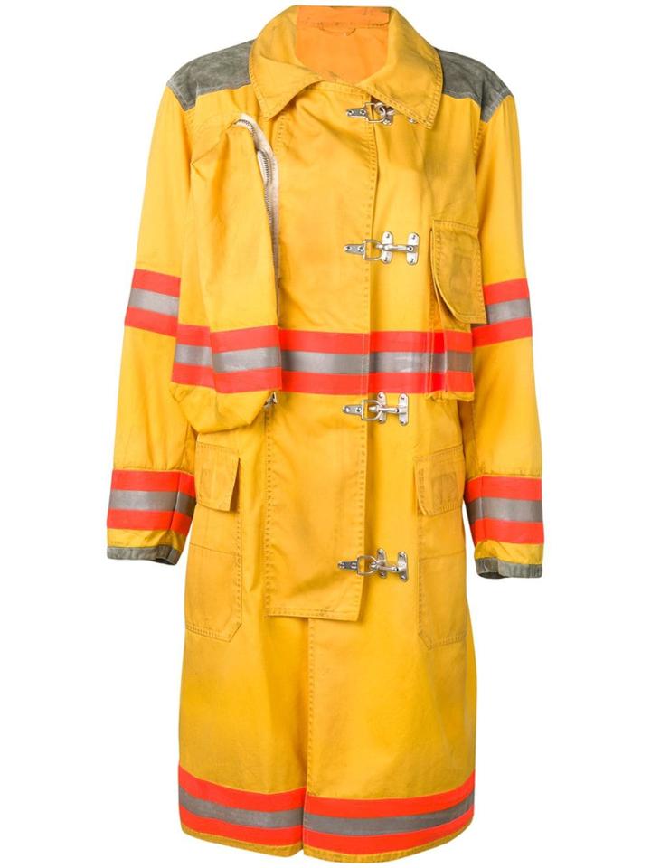 Calvin Klein 205w39nyc Oversized Fireman Coat - Yellow