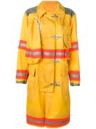 Calvin Klein 205w39nyc Oversized Fireman Coat - Yellow