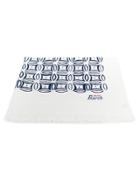 Mc2 Saint Barth Printed Logo Beach Towel - White