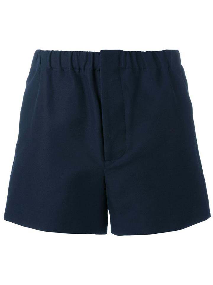 Marni - City Shorts - Women - Cotton - 40, Blue, Cotton