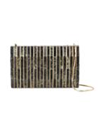 Nathalie Trad - 'gustave' Clutch Bag - Women - Mother Of Pearl/metal - One Size, Black, Mother Of Pearl/metal