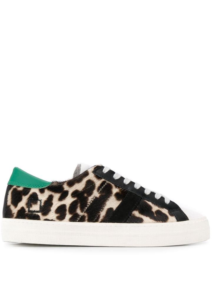 D.a.t.e. Ponyhair Hill Low Sneakers - Brown