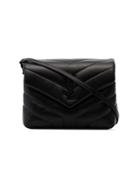 Saint Laurent Slp Blk Toy Lou Blk Ysl Mni Bg - Black