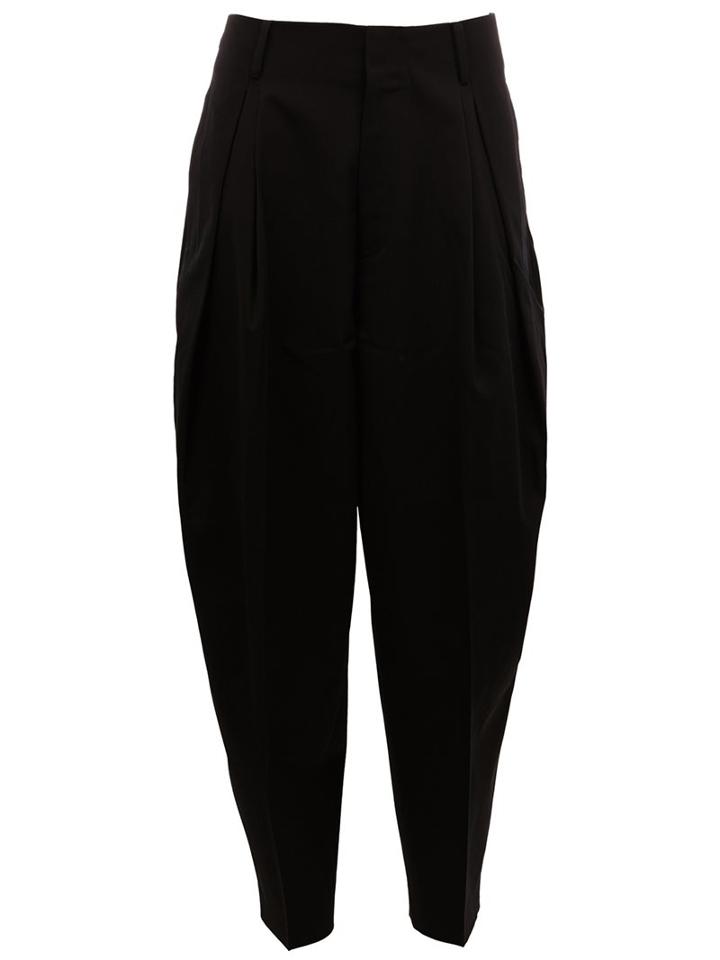 Juun.j Wide-leg Pants, Men's, Size: 52, Black, Polyester/rayon/wool