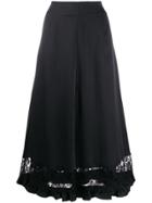 Magda Butrym Lace Maxi Skirt - Black
