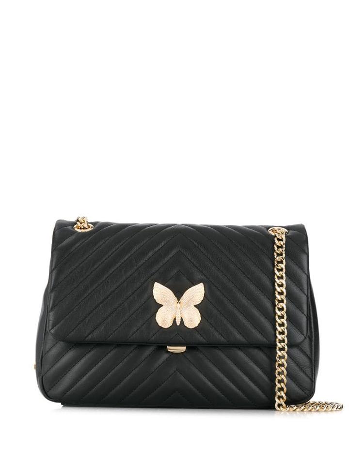 Twin-set Quilted Shoulder Bag - Black
