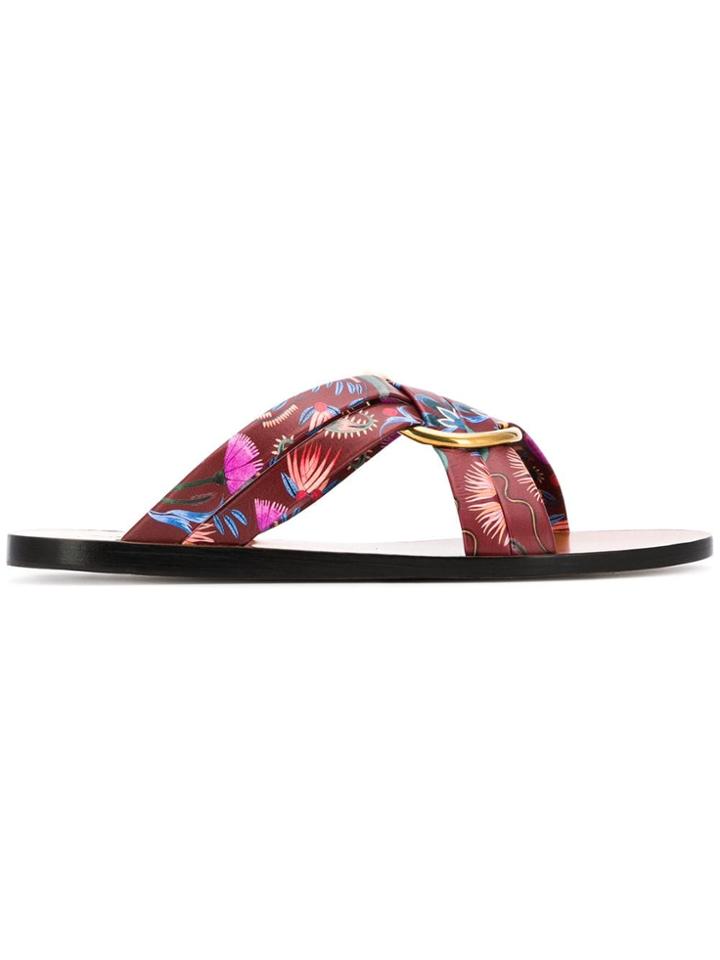 Chloé Rony Sandals - Red