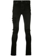 Ksubi - Distressed Skinny Jeans - Men - Cotton - 29, Black, Cotton