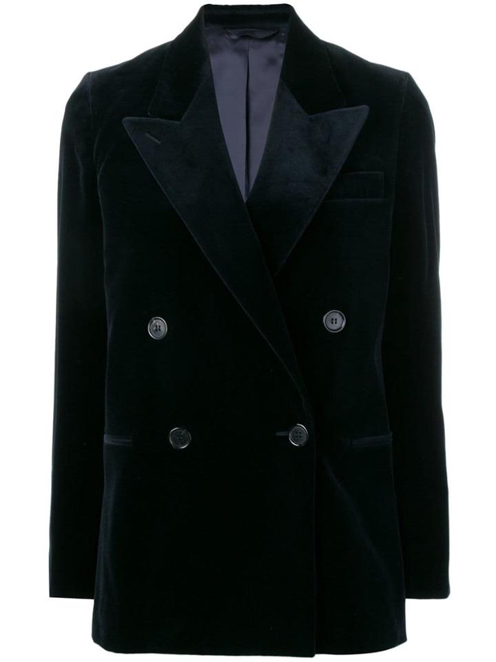 Acne Studios Velvet Suit Jacket - Blue