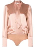 Jonathan Simkhai Tie Neck Body - Neutrals