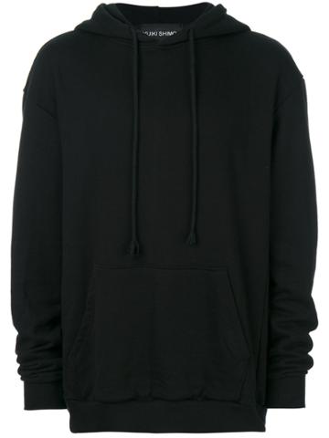 Yuiki Shimoji Drawstring Hoodie - Black