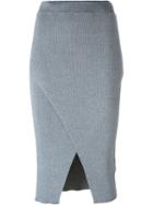 C/meo Knitted Wrap Skirt