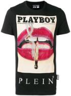 Philipp Plein Philipp Plein X Playboy Printed T-shirt - Black