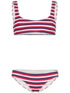 Solid And Striped Elle Striped Pull-on Bikini - Multicolour